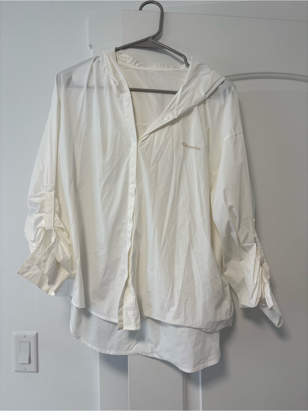 Women’s top sheer and loose fitting
